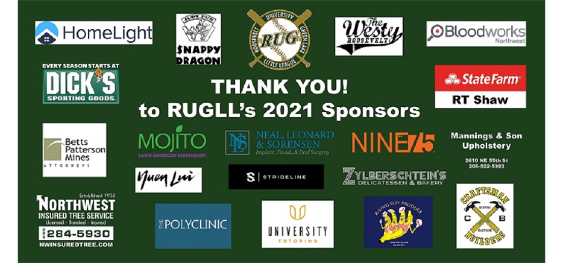 Thank You RUG Sponsors!